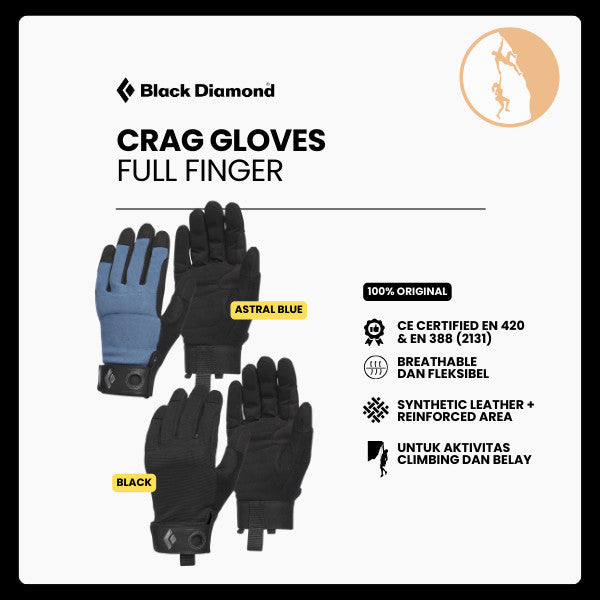 Sarung Tangan Outdoor Panjat Tebing - Black Diamond Crag Gloves