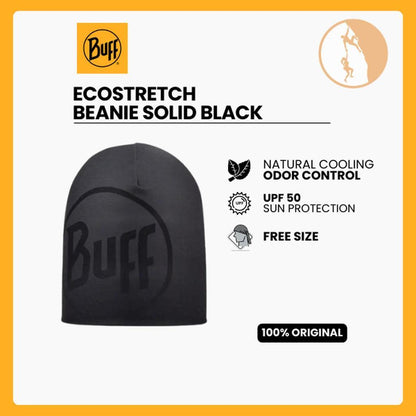 Buff EcoStretch Beanie Solid Black