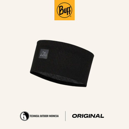 Buff CrossKnit Headband Solid Black