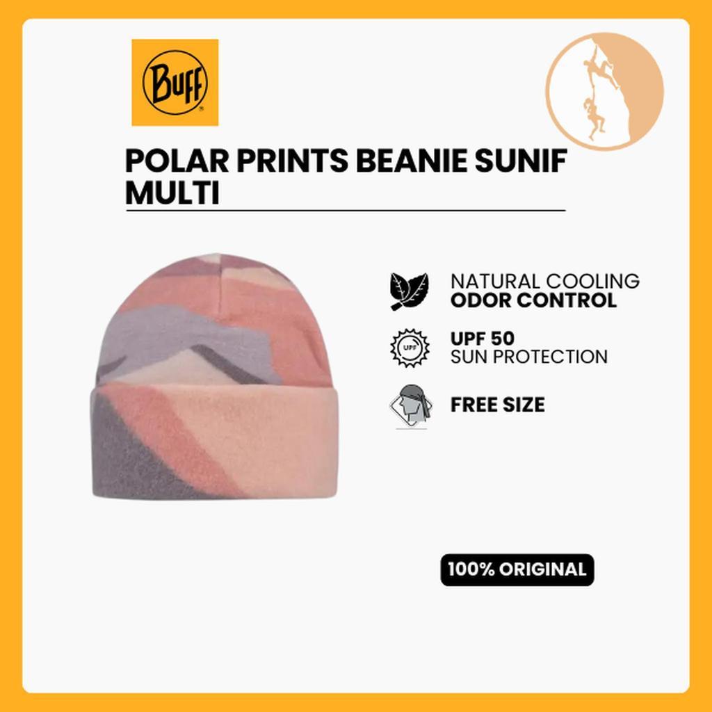 Buff Polar Prints Beanie Sunif Multi