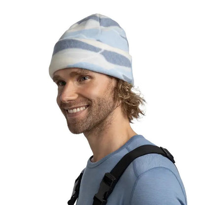 Buff Polar Prints Beanie Aguar Blue