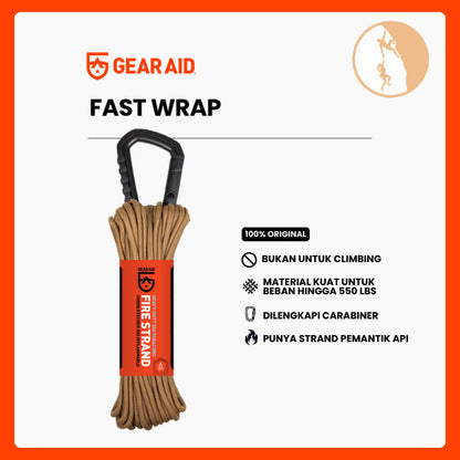 Tali Outdoor Survival - Gear Aird Fire Strand 550 Paracord (50ft/15,24 meter)