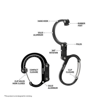 Karabiner Multifungsi - Gear Aid Heroclip (Medium / 57gr)