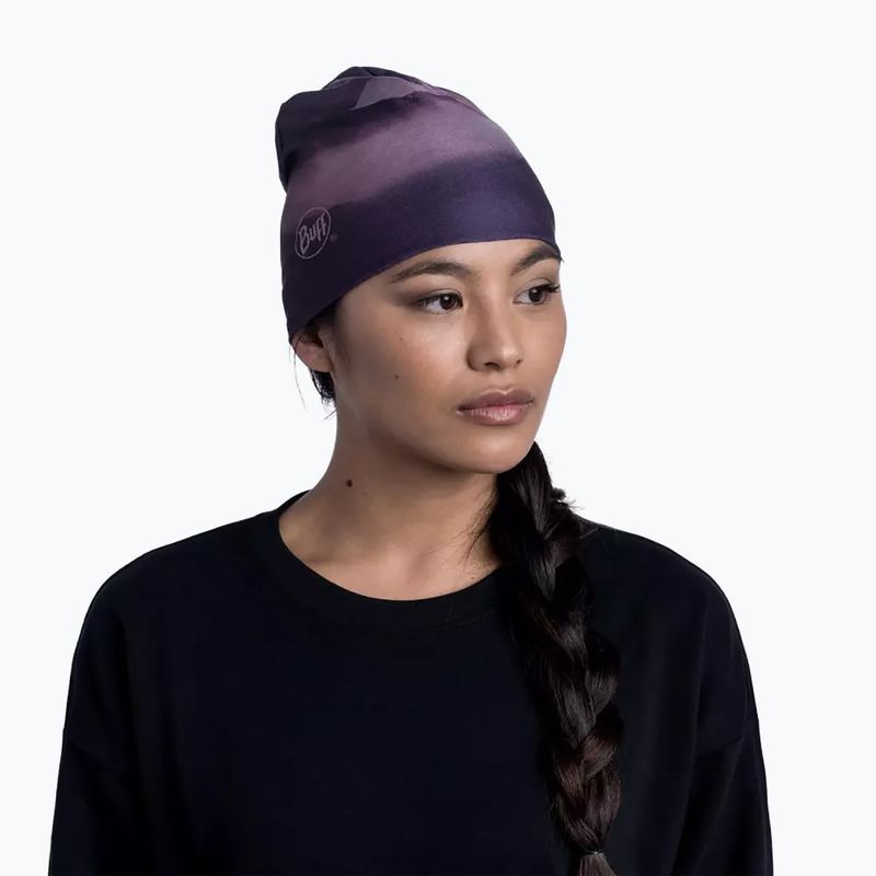 Beanie Hat Buff Microfiber Reversible Ecostretch Serra Mauve