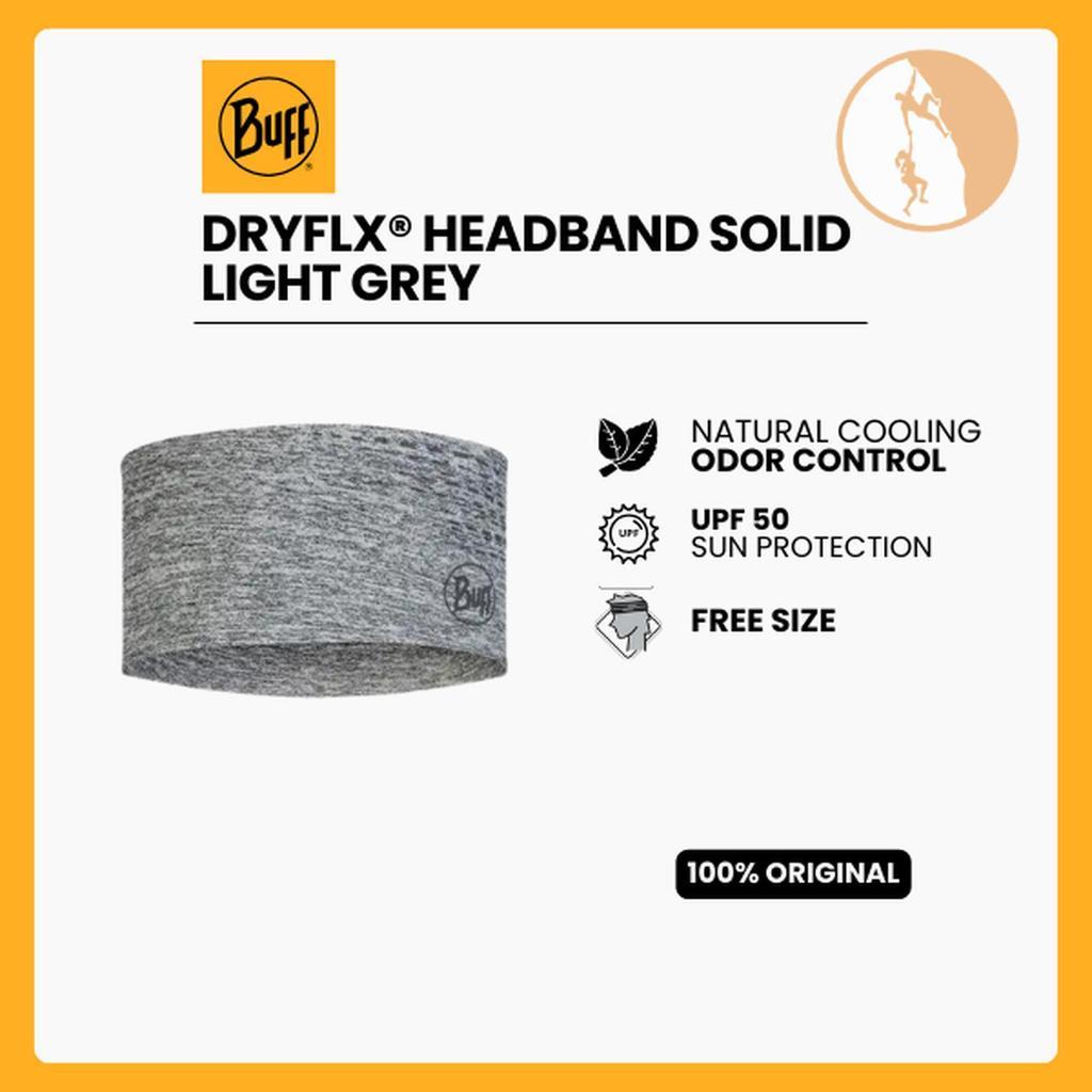 Buff DryFlx® Headband Solid Light Grey