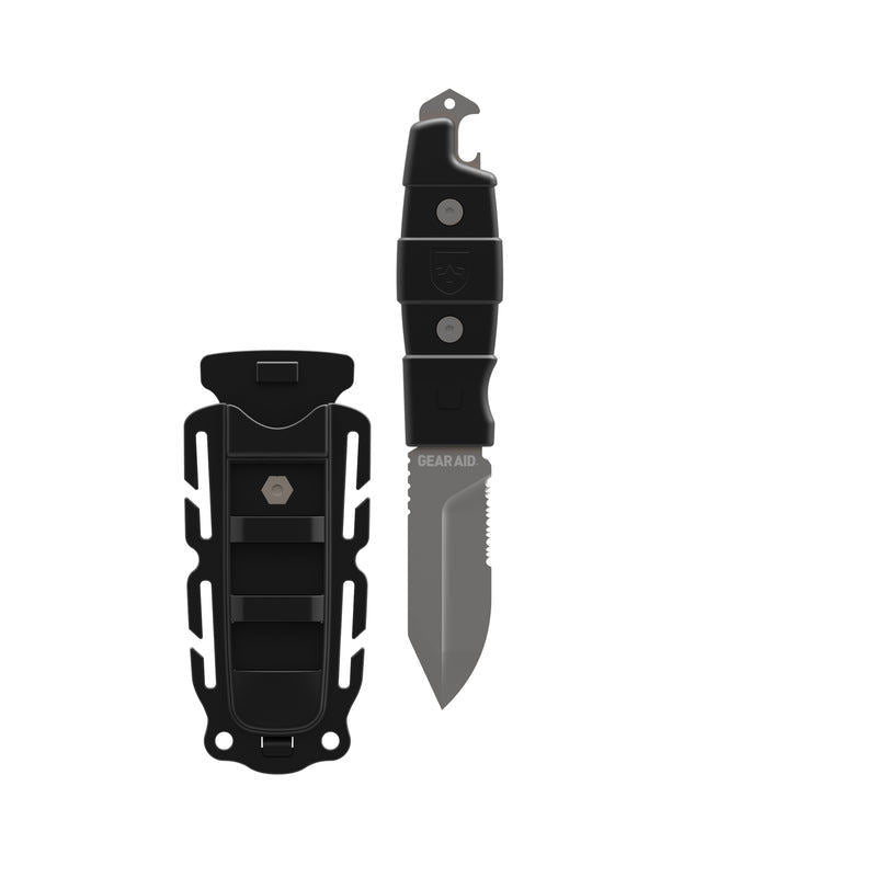 Pisau Rescue/Survival - Gear Aid BURI Drop Point Knife