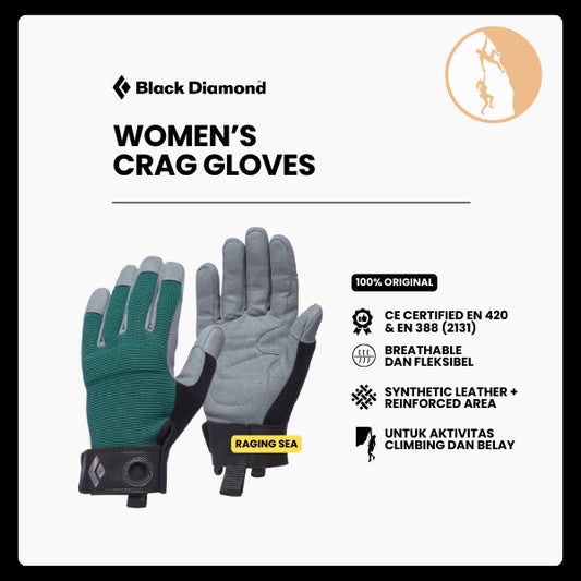 Sarung Tangan Wanita Outdoor Panjat Tebing - Black Diamond Women's Crag Gloves