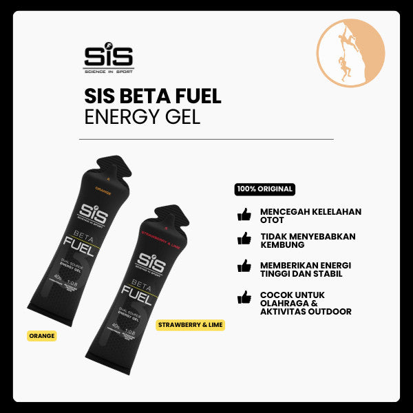 Gel Energi Endurance Untuk Lari/Bersepeda - SiS Beta Fuel Energy Gel