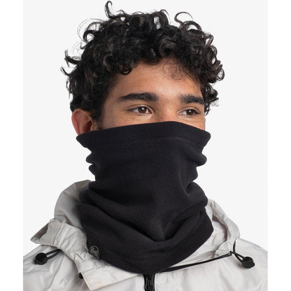 Buff Polar Neck Warmer Solid Black