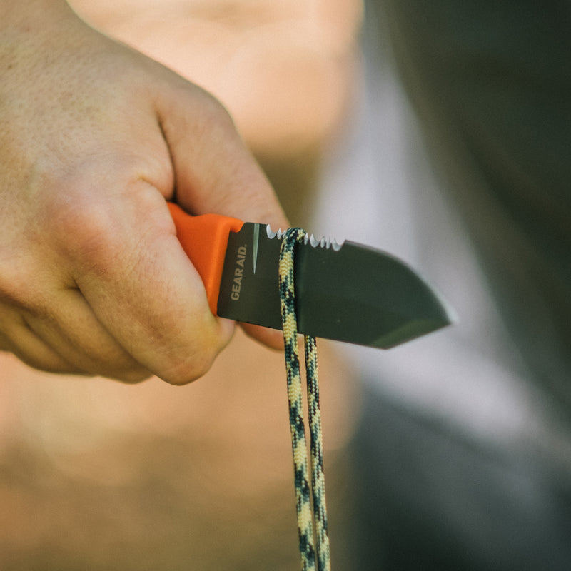 Pisau Rescue/Survival - Gear Aid BURI Drop Point Knife