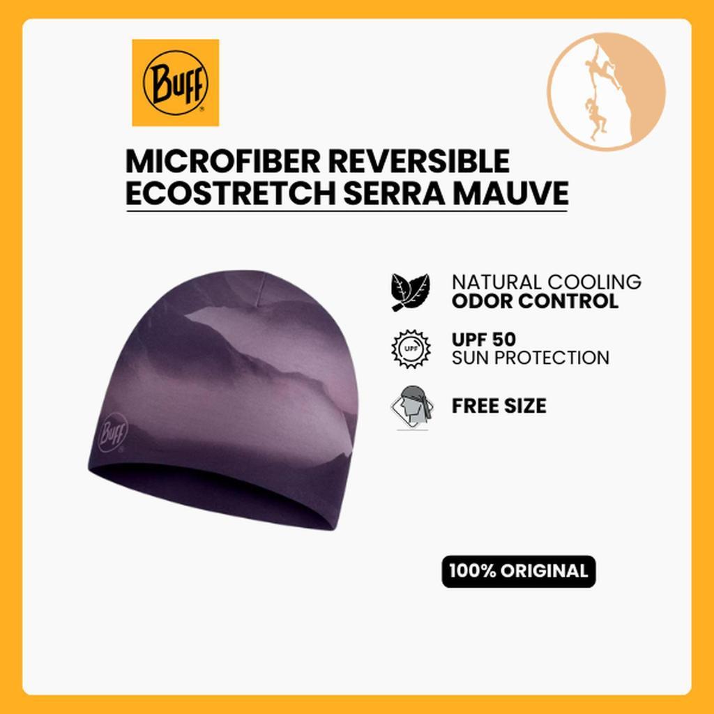 Beanie Hat Buff Microfiber Reversible Ecostretch Serra Mauve