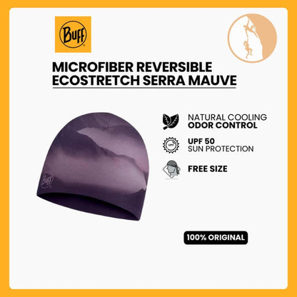 Beanie Hat Buff Microfiber Reversible Ecostretch Serra Mauve