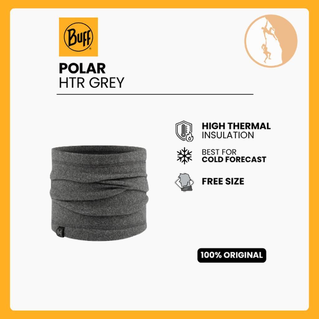 Buff Polar Neck Warmer HTR Grey