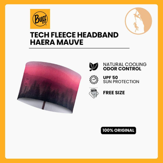 Buff Tech Fleece Headband Haera Mauve