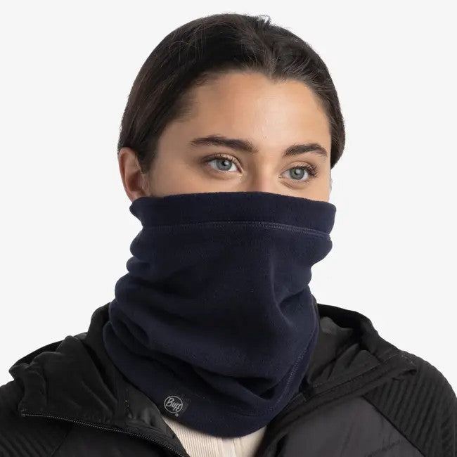 Buff Polar Neck Warmer Solid Dark Navy