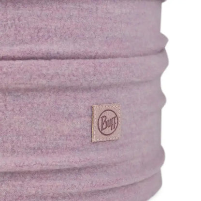 Buff Merino Fleece Neck Warmer Solid Lilac Sand