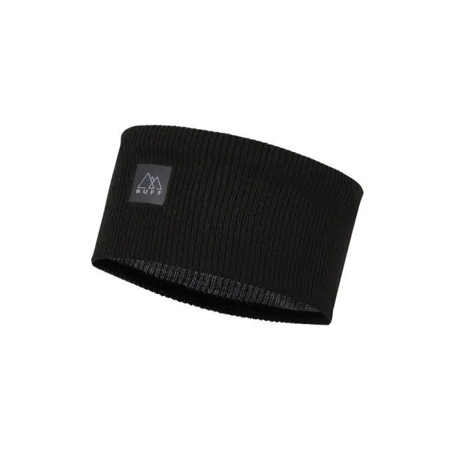 Buff CrossKnit Headband Solid Black