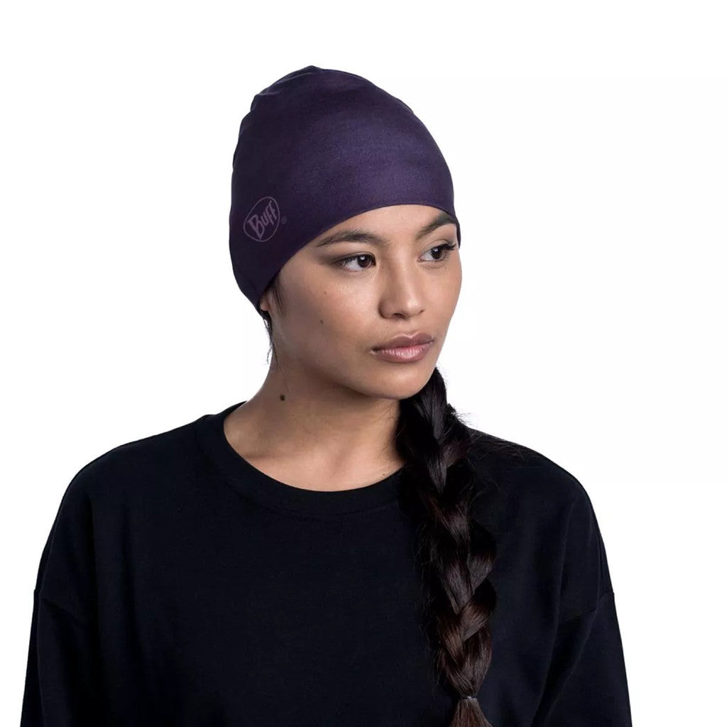 Beanie Hat Buff Microfiber Reversible Ecostretch Serra Mauve