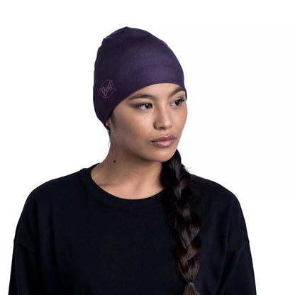 Beanie Hat Buff Microfiber Reversible Ecostretch Serra Mauve