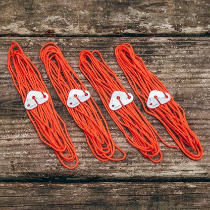 Tali Tenda Camping - Gear Aid Reflective Guyline Kit with Tensioners (50ft/15,24meter)