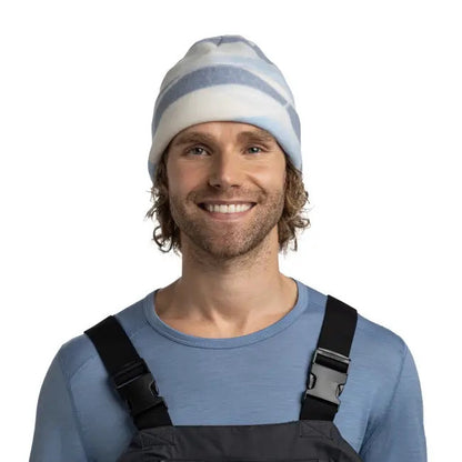 Buff Polar Prints Beanie Aguar Blue