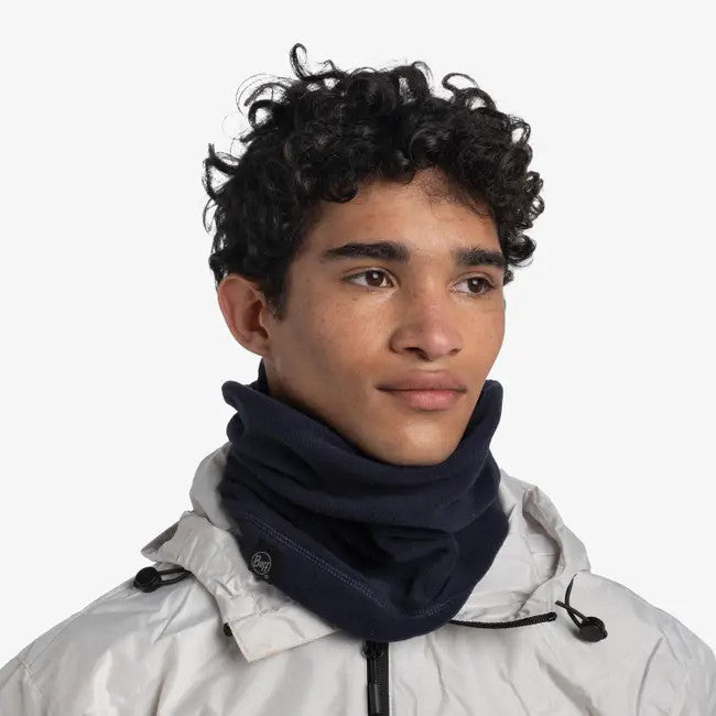 Buff Polar Neck Warmer Solid Dark Navy