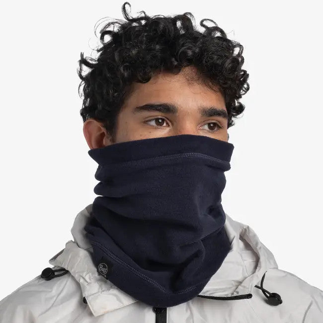 Buff Polar Neck Warmer Solid Dark Navy