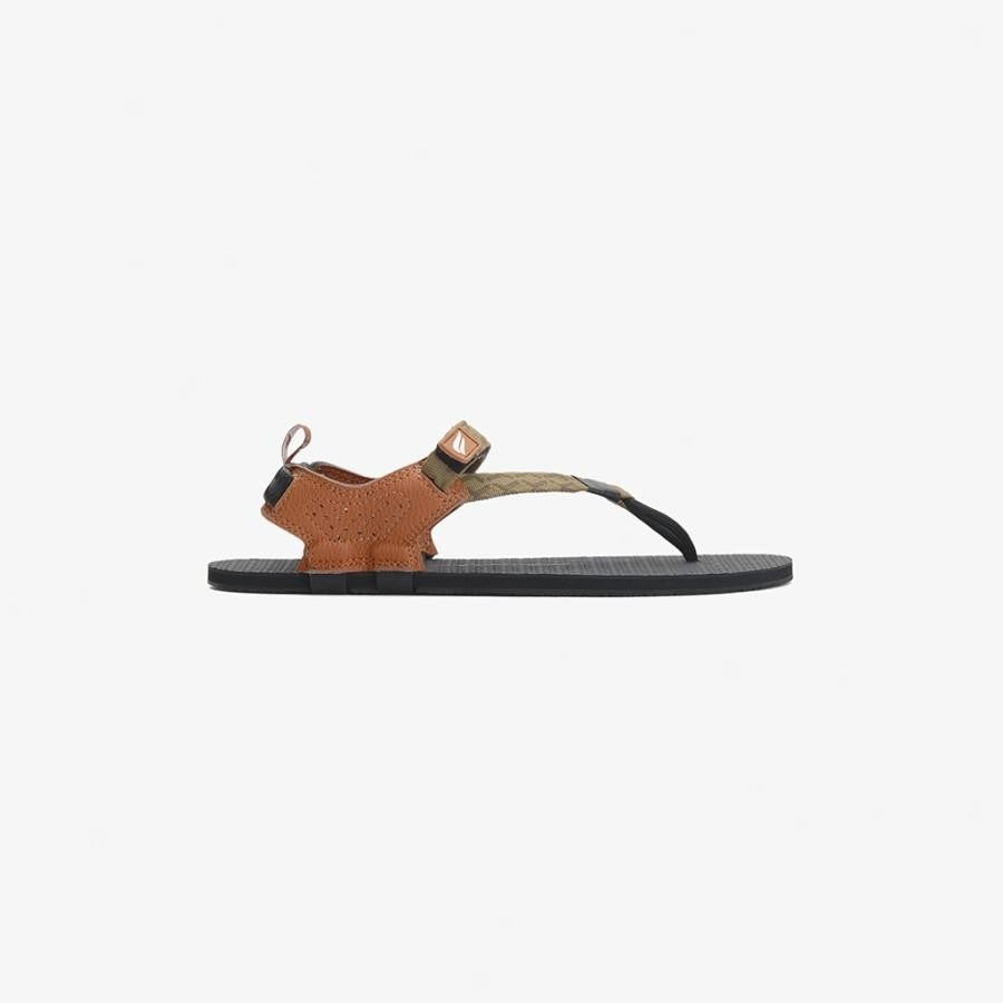 Pyopp Fledge Tapak V1.5 Barefoot Flip Flops - Olive Green Terracota