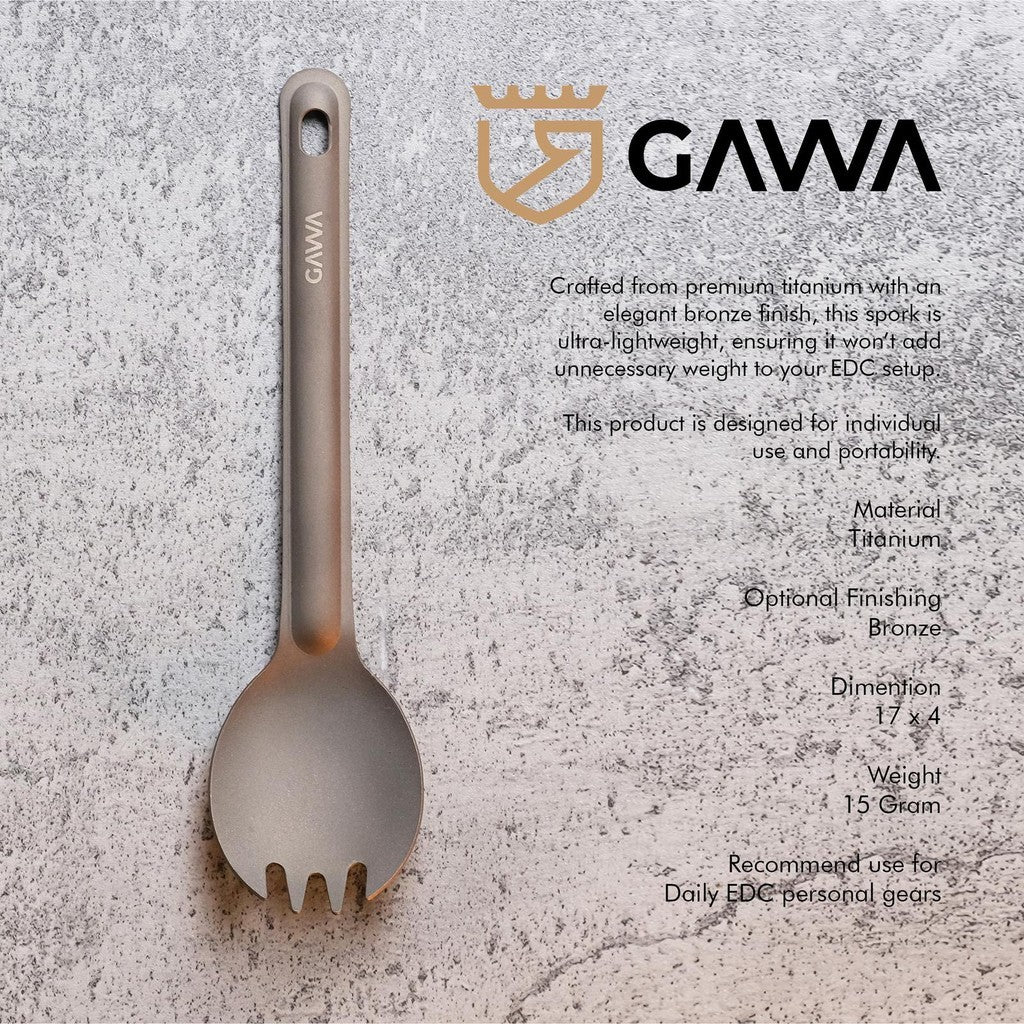 GAWA Titanium Fix Spork Bronze