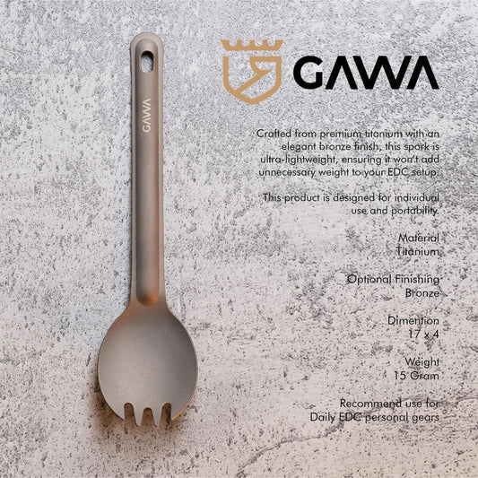 GAWA Titanium Fix Spork Bronze