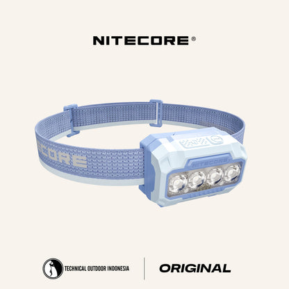 NITECORE Senter Kepala Headlamp LED MCT UHE 3in1 Color IP68 600 Lumens - HA23 UHE - Blue