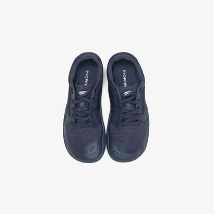 Pyopp Fledge Day 02 Barefoot Sneakers - Navy Pops On Navy