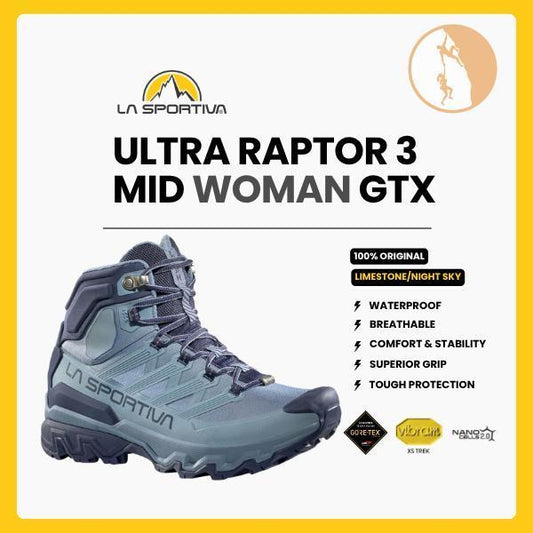 La Sportiva Ultra Raptor 3 Mid Woman GTX - Sepatu Gunung/Hiking/Boots/Sepatu Wanita/Unisex