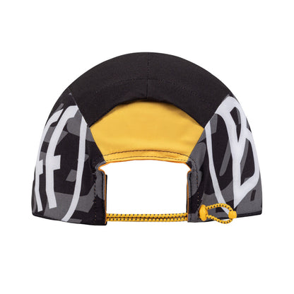 Buff Original Pack Speed Cap LOGO Black (Foldable) - Topi Lari Trail/Hiking