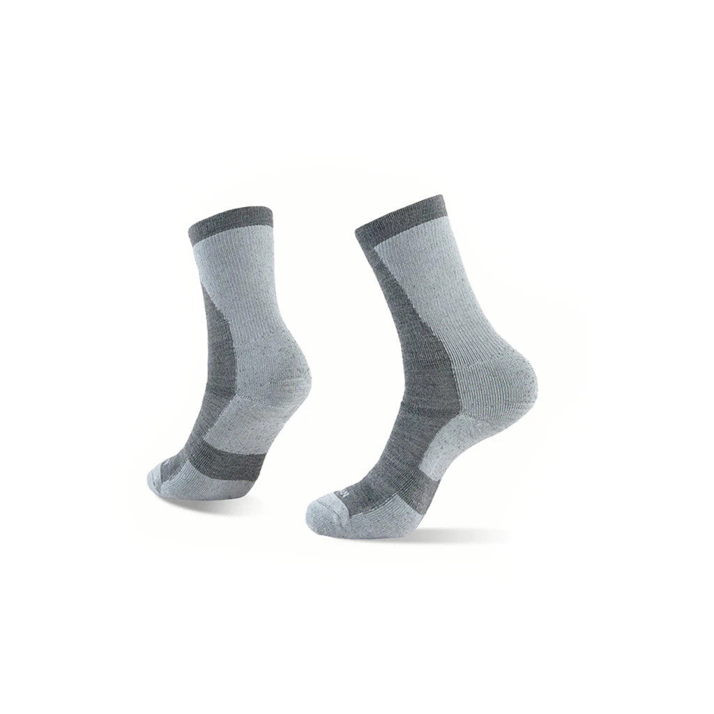 NAGIEAN Merino Socks Crew (Grey/Dark Grey) – Kaos Kaki Outdoor Hiking Premium