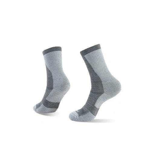 NAGIEAN Merino Socks Crew (Grey/Dark Grey) – Kaos Kaki Outdoor Hiking Premium