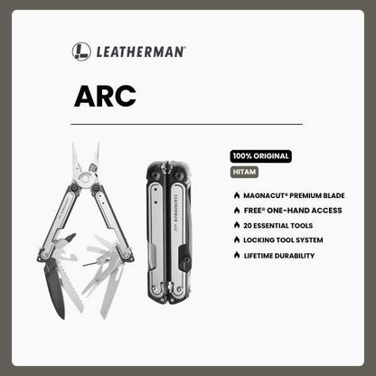 Leatherman ARC - Pisau Lipat Multifungsi Stainless Steel