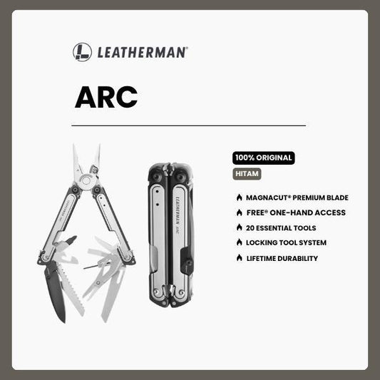 Leatherman ARC - Pisau Lipat Multifungsi Stainless Steel