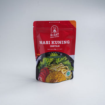 H-EAT Nasi Kuning (80gr) - Makanan Instan Ransum Cepat Saji