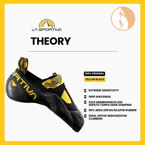 La Sportiva Theory (Yellow/Black) - Sepatu Panjat Tebing/Gym/Indoor Climbing