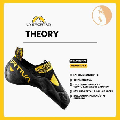 La Sportiva Theory (Yellow/Black) - Sepatu Panjat Tebing/Gym/Indoor Climbing
