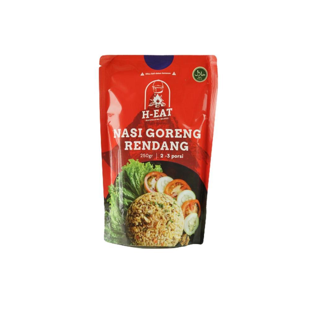 H-EAT Nasi Goreng Rendang Instant - Makanan Instan Ransum Cepat Saji