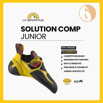 La Sportiva Solution Comp Junior - Sepatu Panjat Anak-anak/Remaja