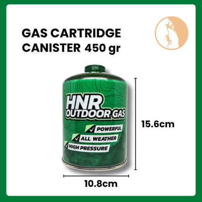 HnR Outdoor Gas Cartridge Canister Tabung Ultralight Hiking TERISI (450gram)