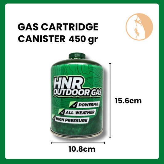 HnR Outdoor Gas Cartridge Canister Tabung Ultralight Hiking TERISI (450gram)