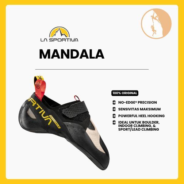 La Sportiva Mandala (Chalk) - Sepatu Climbing/Panjat Tebing/Boulder/Lead/Outdoor/Indoor Climbing