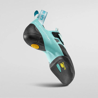La Sportiva Skwama Vegan Woman's (Carbon/Turquoise)  - Sepatu Panjat Wanita /Climbing Shoes/Animal-Free Material