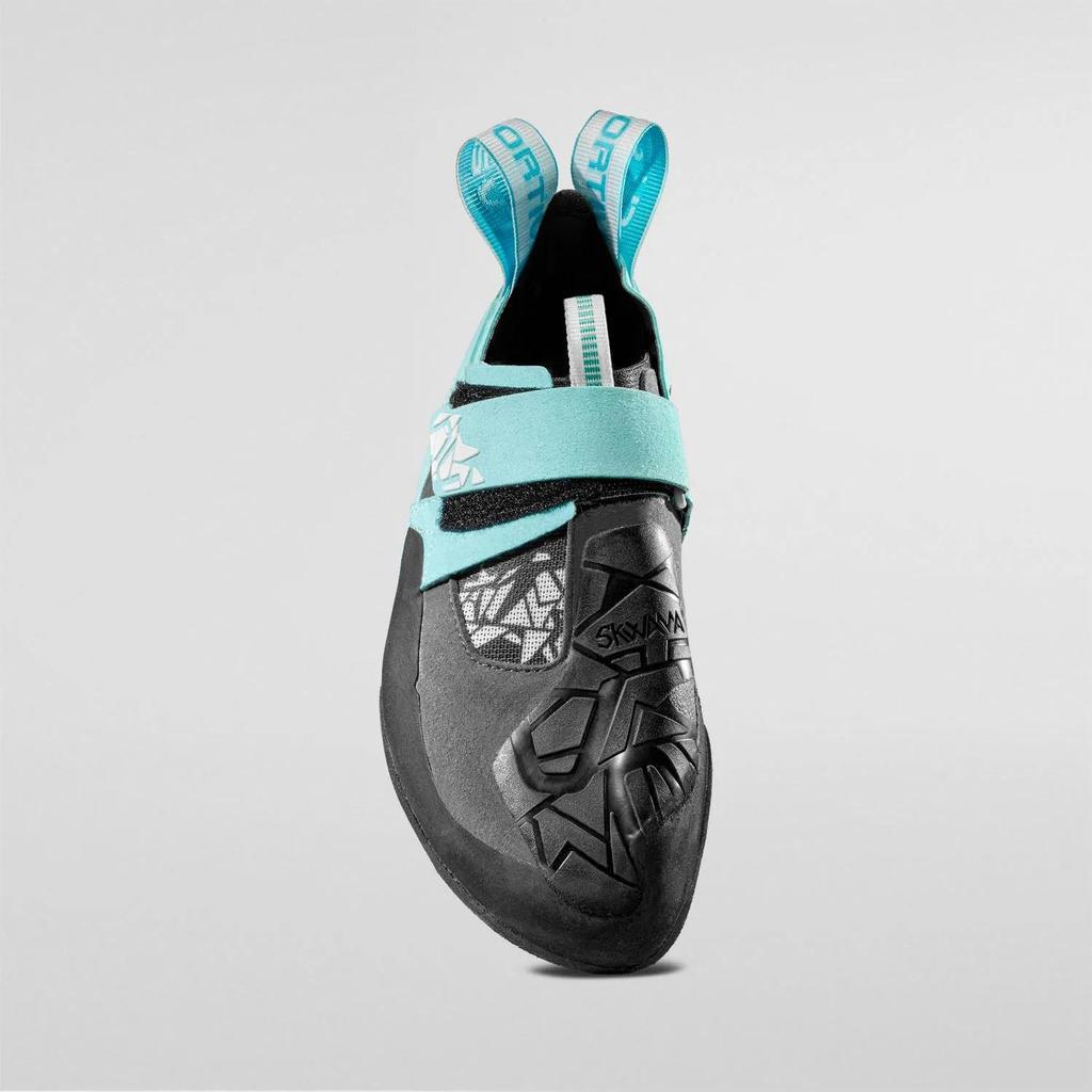 La Sportiva Skwama Vegan Woman's (Carbon/Turquoise)  - Sepatu Panjat Wanita /Climbing Shoes/Animal-Free Material