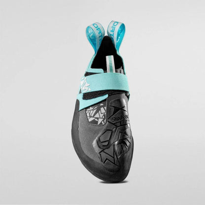 La Sportiva Skwama Vegan Woman's (Carbon/Turquoise)  - Sepatu Panjat Wanita /Climbing Shoes/Animal-Free Material