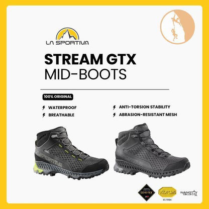 La Sportiva Stream GTX - Sepatu Gunung/Hiking/Mid-Boots/Waterproof